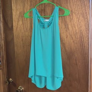 Light green/teal tank top